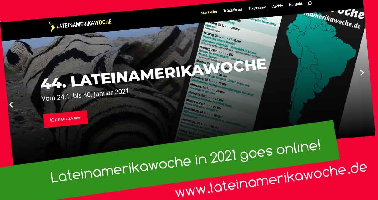 Lateinamerikawoche goes online!