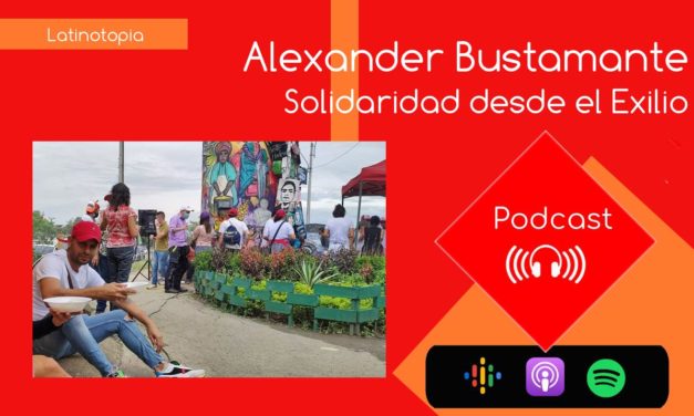Alexander Bustamante, Solidaridad desde el Exilio